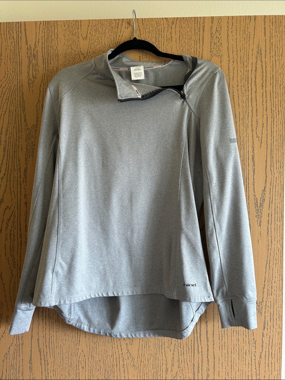 Hind Women's Silver Quarter-Zip Performance Pullover
